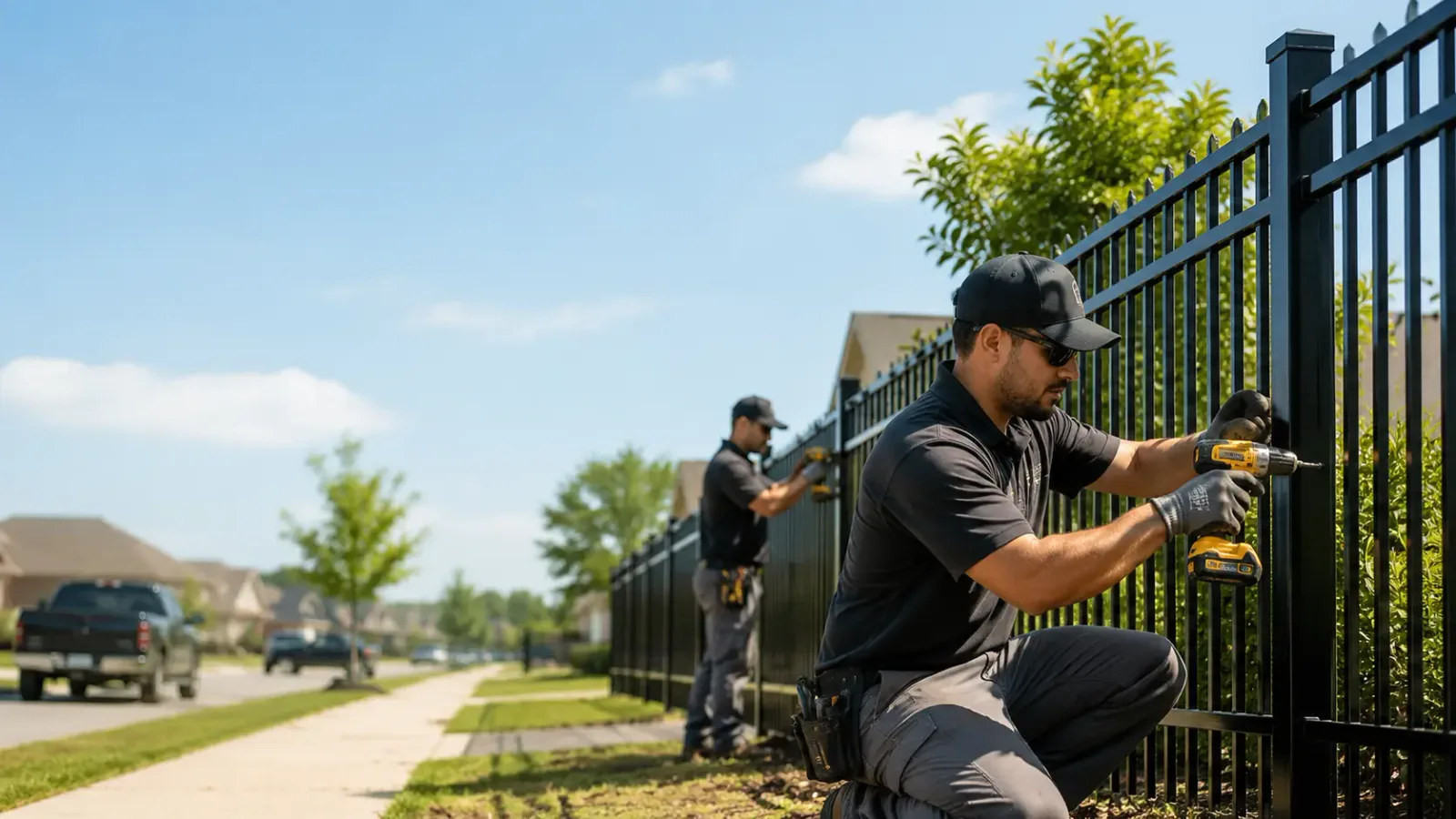 Metal Fence Installation in Bellaire, TX